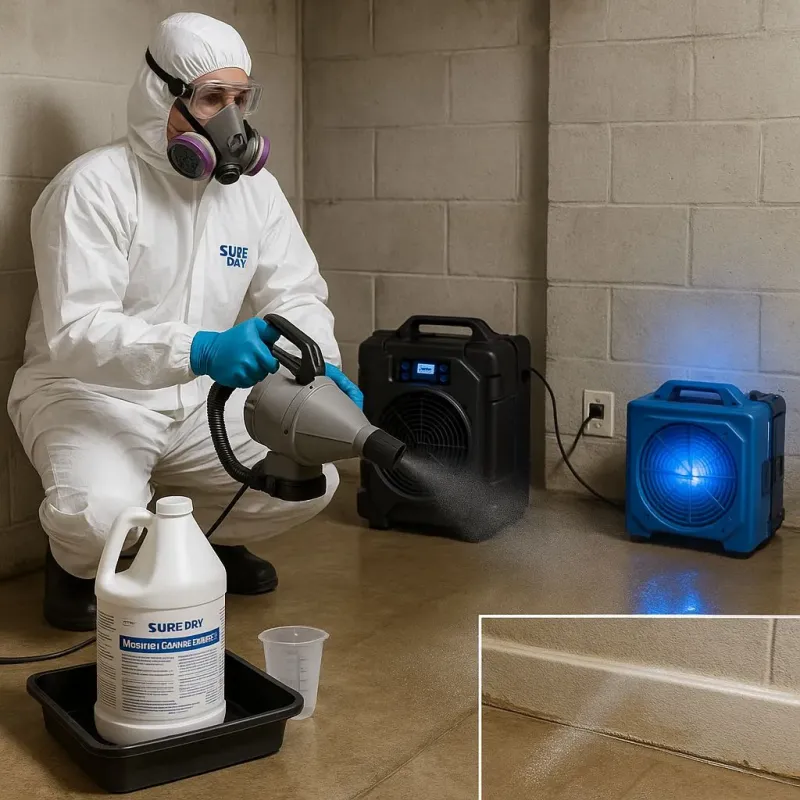 Sanitization and Odor Removal process in East Naples, FL