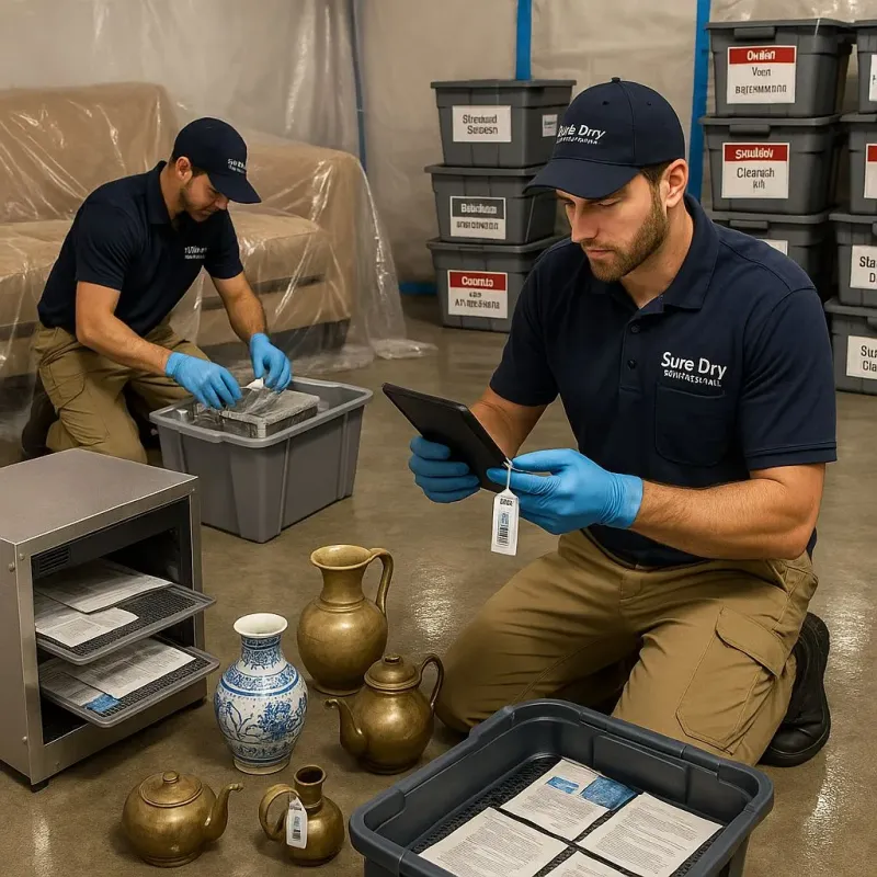 Content Protection and Restoration process in East Naples, FL